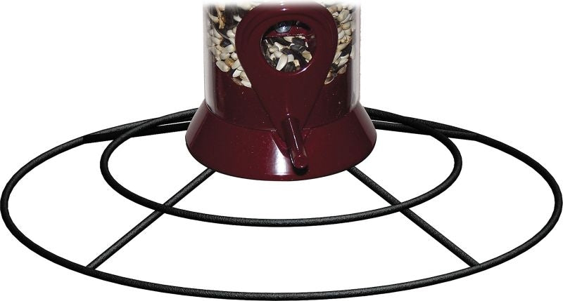 Droll Yankees Tidy Perch And Bird Feeder Stand Blk