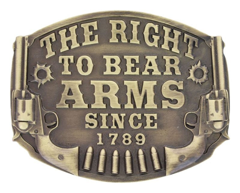 Heritage The Right To Bear Arms Attitude Buckle Br