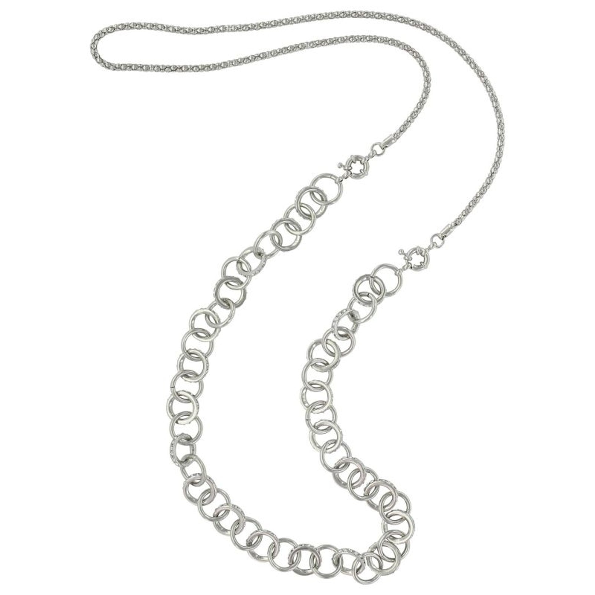 Attitude Jewelry Corded Links Necklace