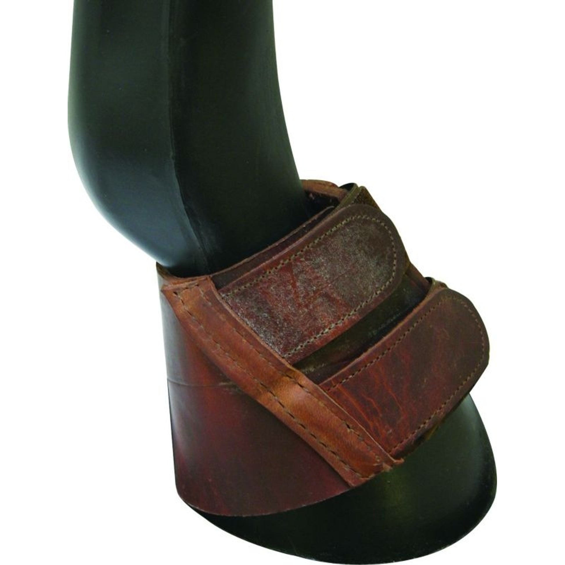 Simco Leather Two Strap Bell Boots Small Brn