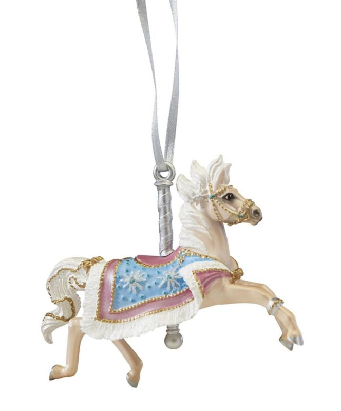 Breyer Flurry - Carousel OrnamentBk/Wh