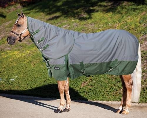 Professionals Choice EQ 600D Neck Rug Char/Olive
