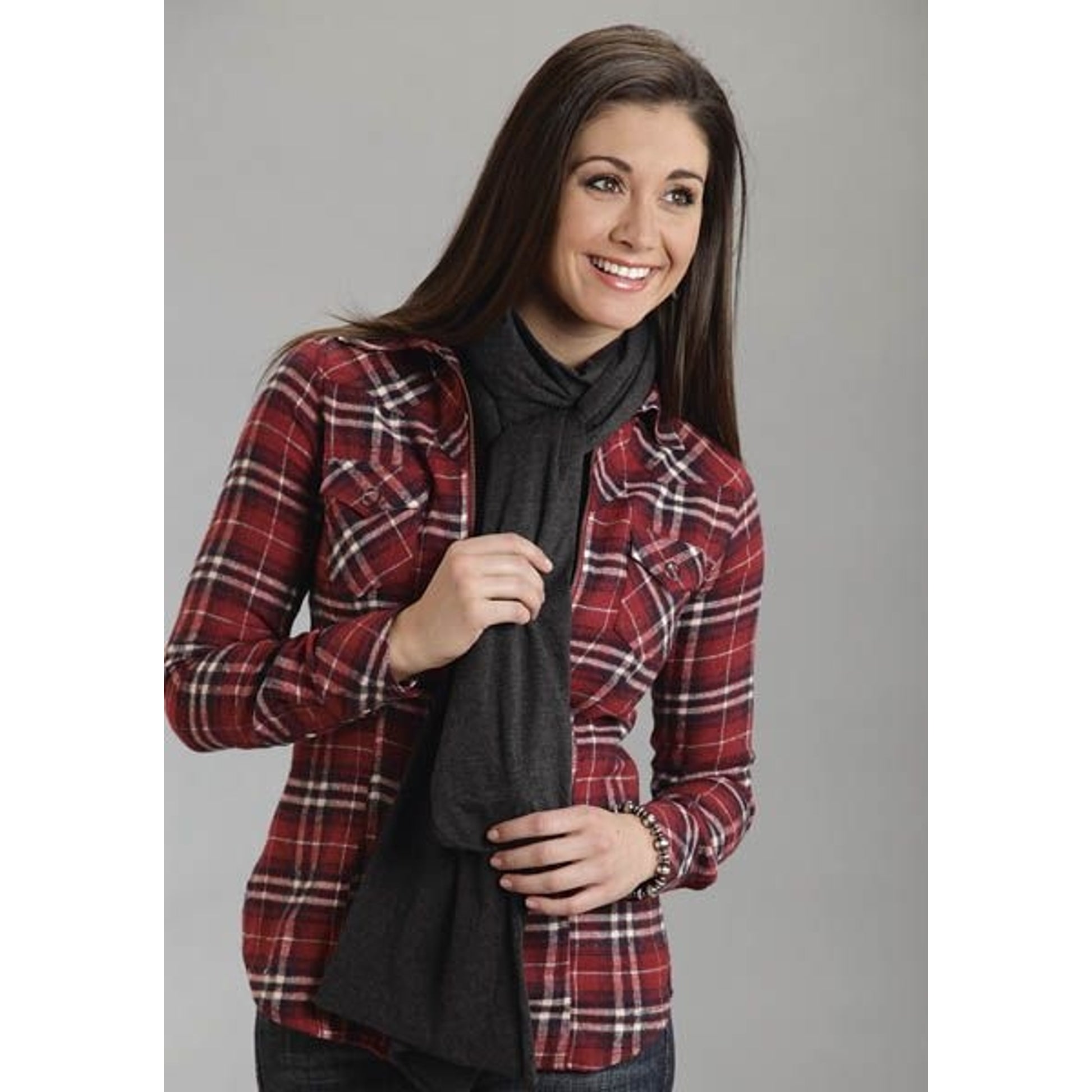Stetson Ladies Jersey Heather Scarf Gry