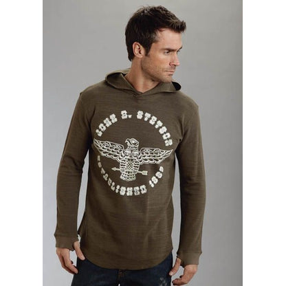 Org Rugged Thermal Slub Hood with Stetson
