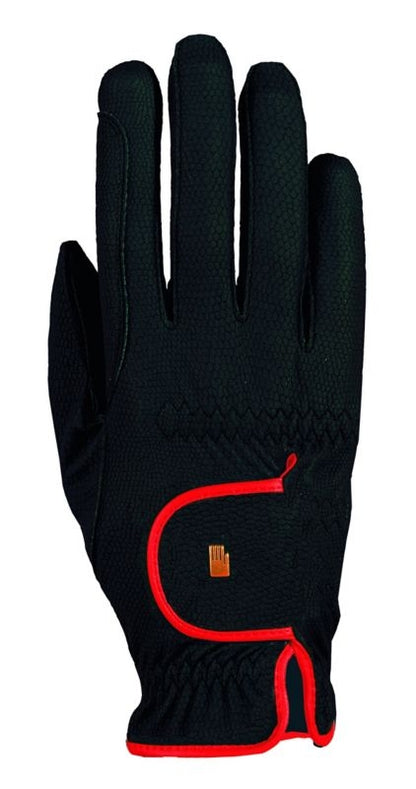 Roeckl Ladies Lona Gloves 6 Black/Red
