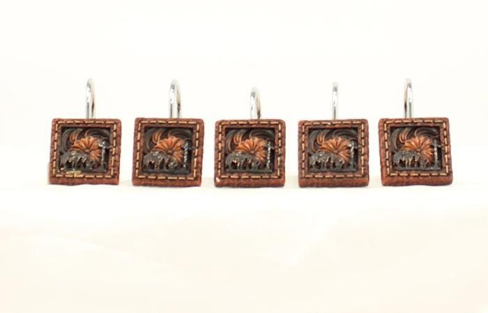 Western Moments Cowboy Prayer Shower Curtain Hooks