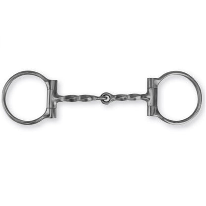 Western Offset Dee Sq Slow Twist Snaffle Bit 5