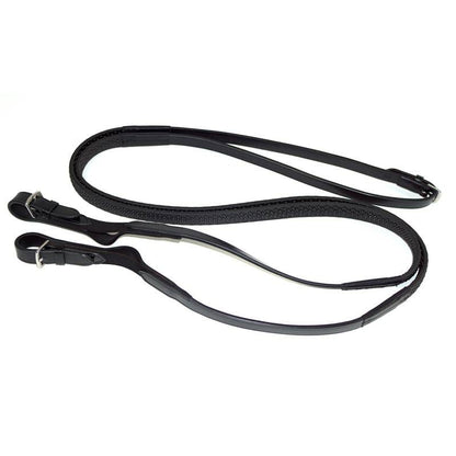 Nunn Finer Rein Aid Soft Grip Rein Elastic End Blk