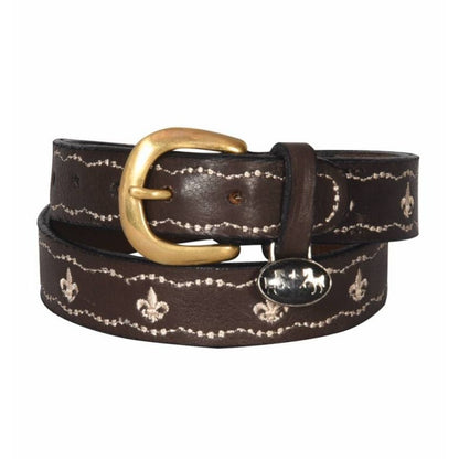 Equine Couture Kids Cacey Leather Belt