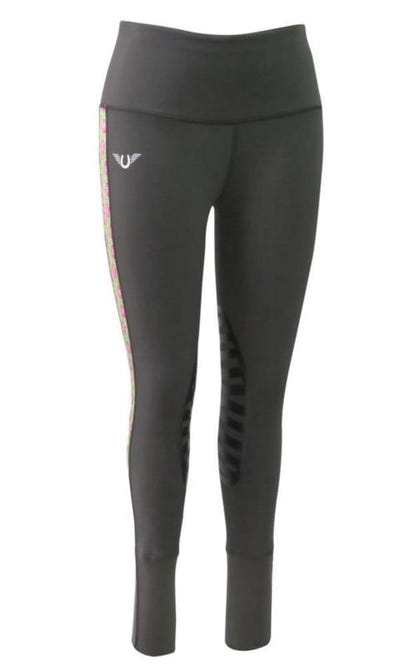 Tuffrider Ladies Athena Equicool Tight Lg Brn