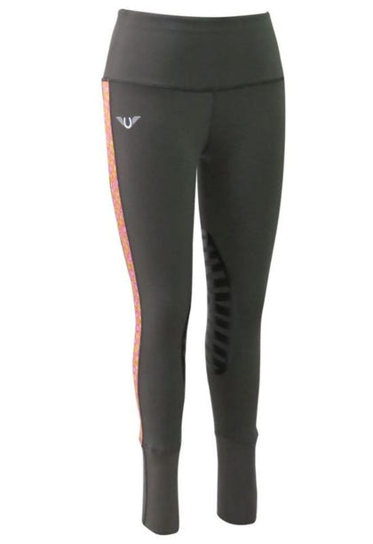 Tuffrider Ladies Athena Equicool Tight Lg Brn