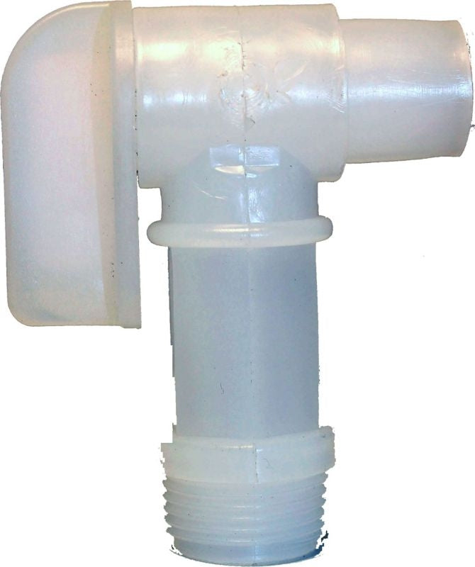 Drum Faucet For Standard IPS Drums White