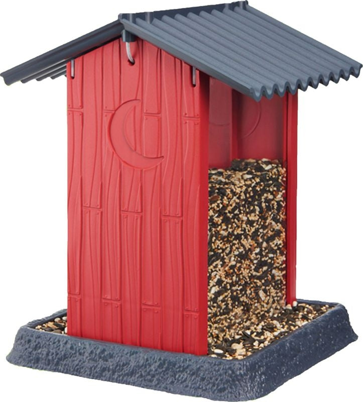 Shed Birdfeeder 8x8x11 Red