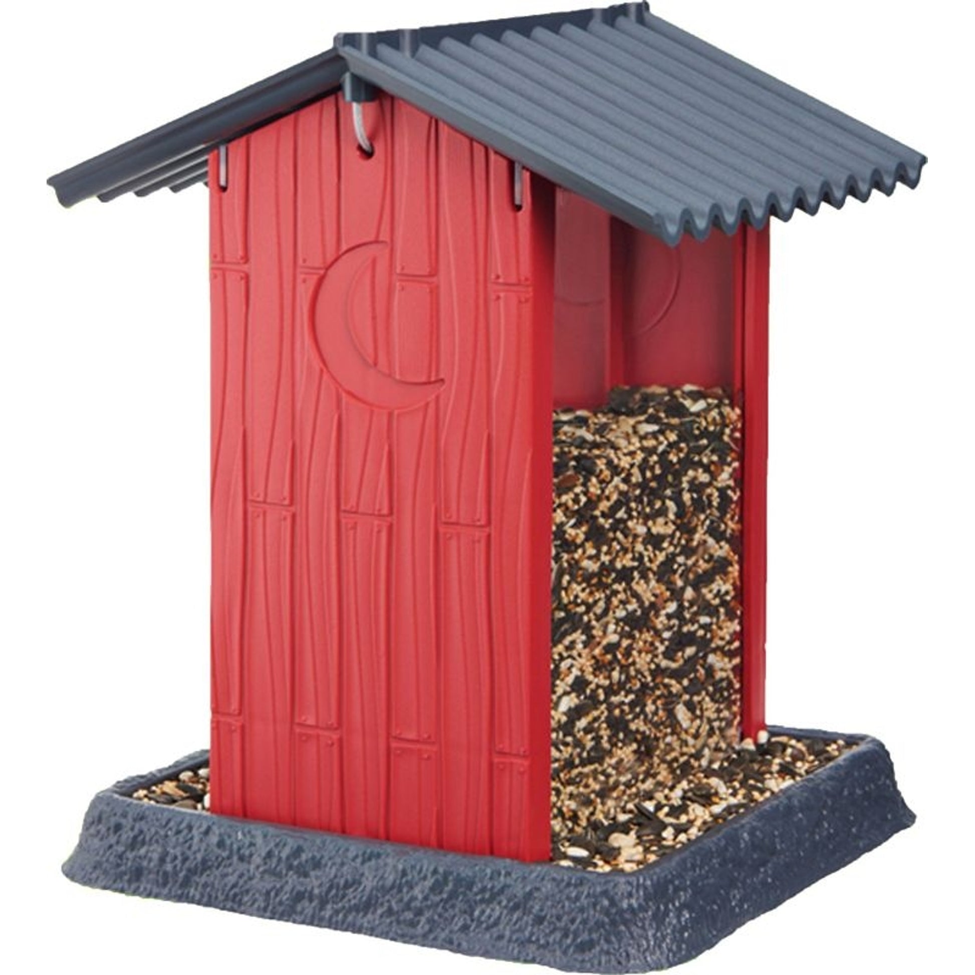 Shed Birdfeeder 8x8x11 Red