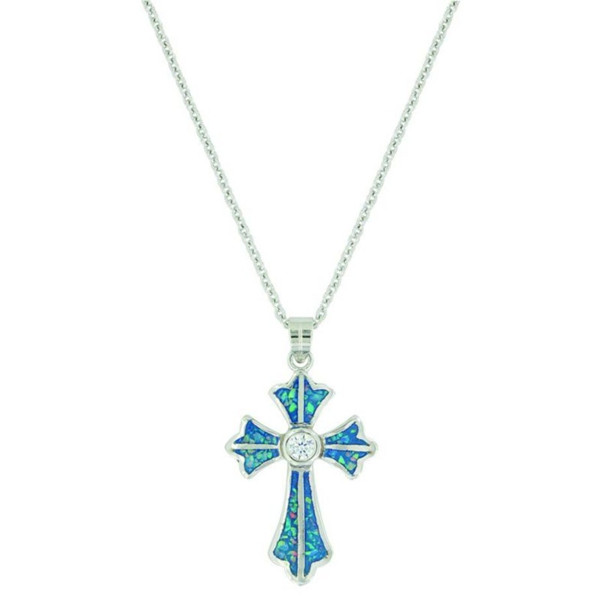 River Of Lights Pond Of Faith Cross Necklace