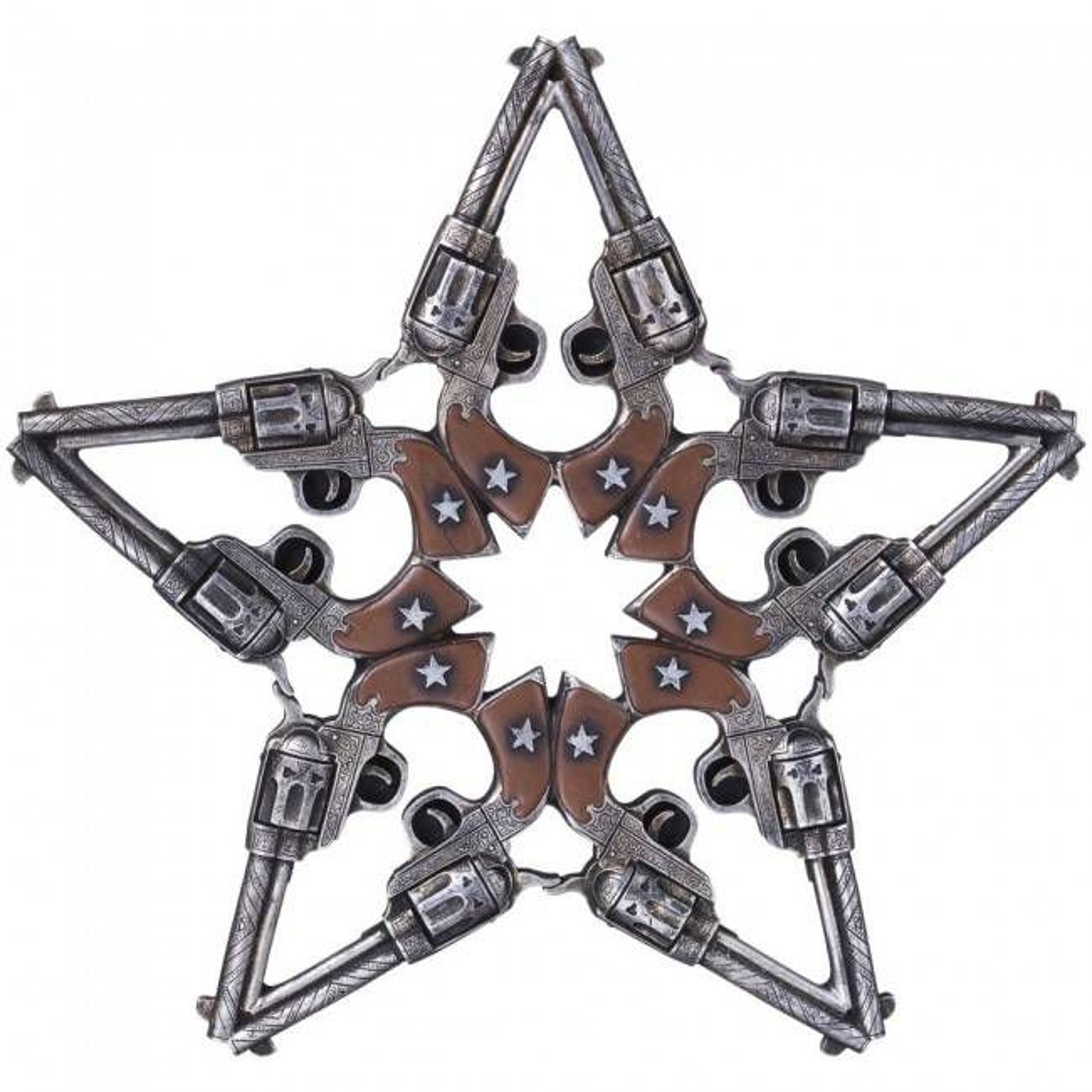 Gun Star Frame Plaque Gun Star Brn– Horse.com