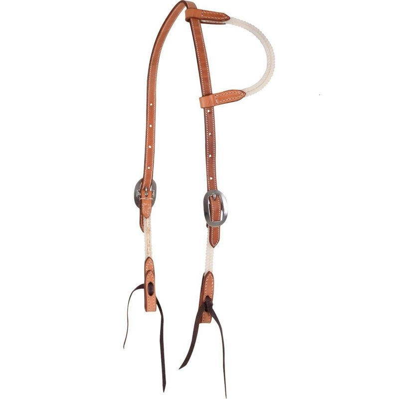 Martin Slip Ear Rope/Leather Headstall Natural