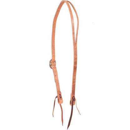 Split Ear Headstall With Stainless Buckles 3/4 Brn