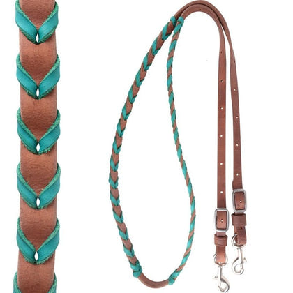 Martin Saddlery Laced Harness Barrel Reins