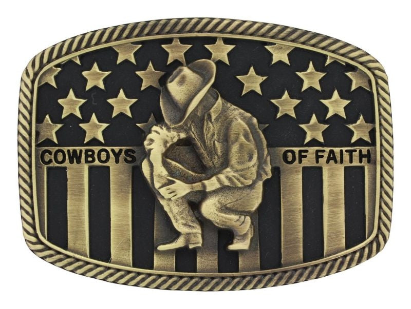 Attitude Heritage Cowboys Of Faith Buckle Br