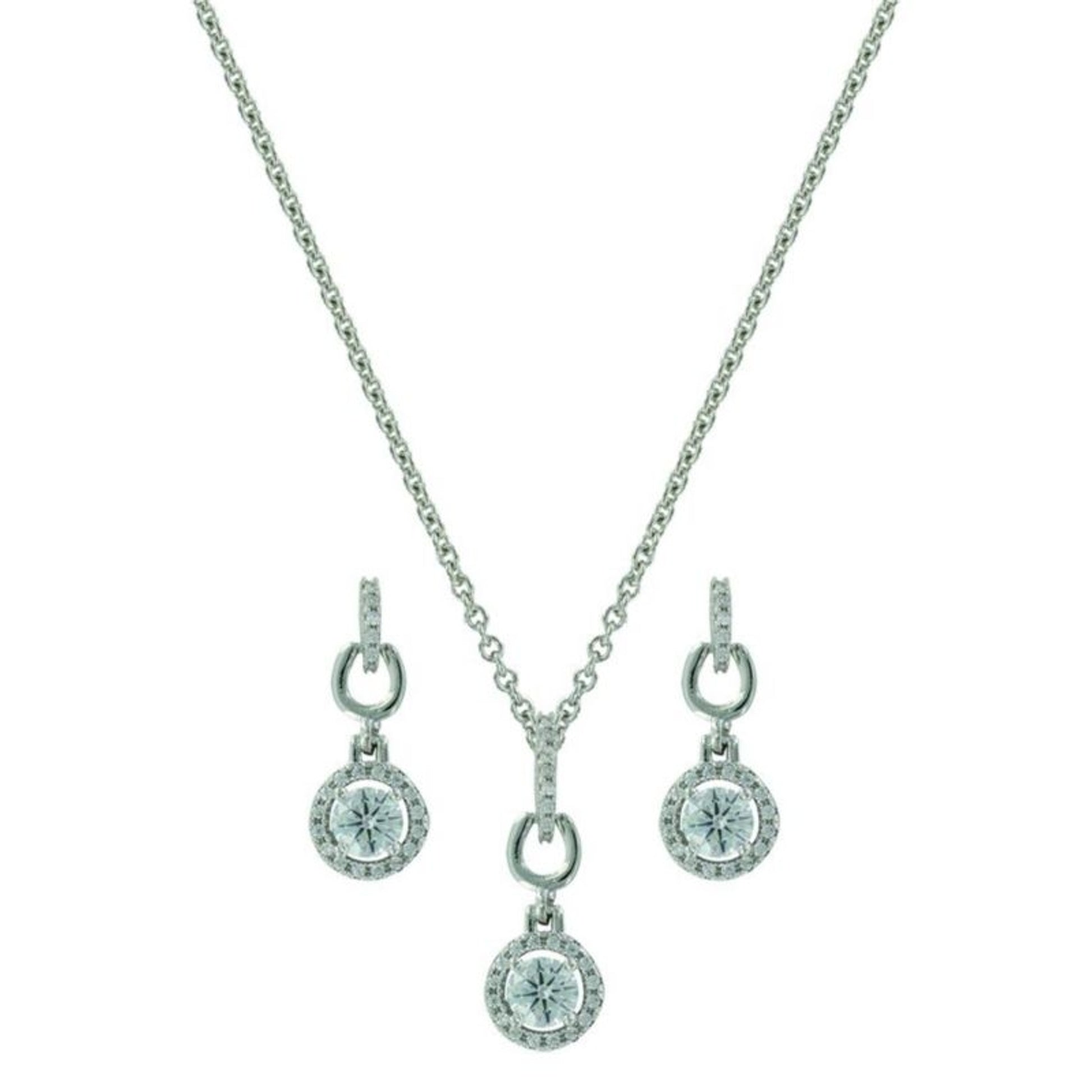 Montana Silversmiths Halo/Horseshoes Jewelry Set