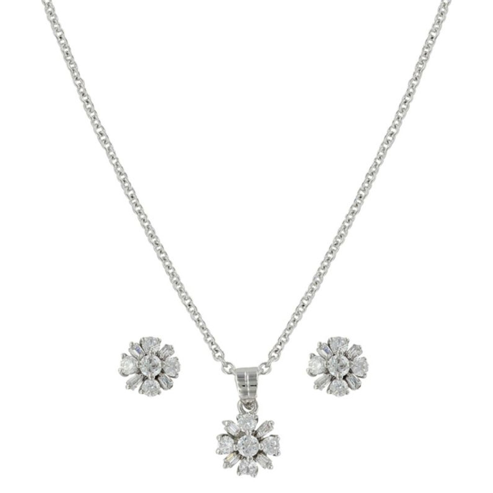 Montana Silversmiths Flower Cluster Jewelry Set