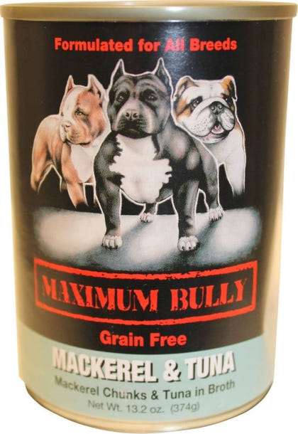Maximum Bully Canned Dog Food 13.2oz Tuna/Chicken