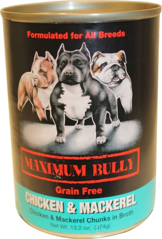 Maximum Bully Canned Dog Food 13.2oz Tuna/Chicken