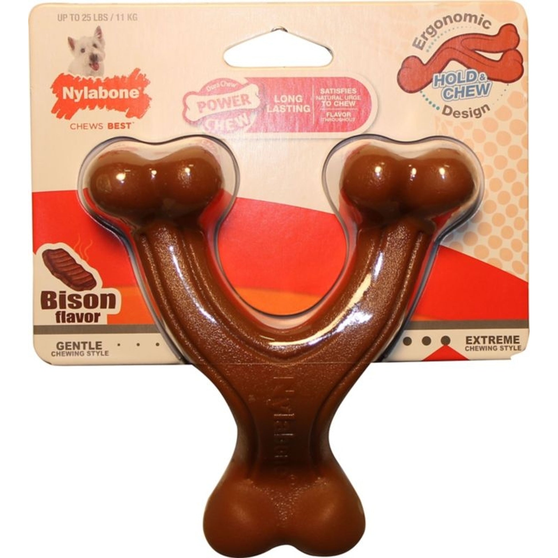 Power Chew Wishbone GIANT Bison