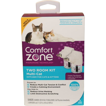 Comfort Zone Multi-Cat Diffuser Two Room Kit