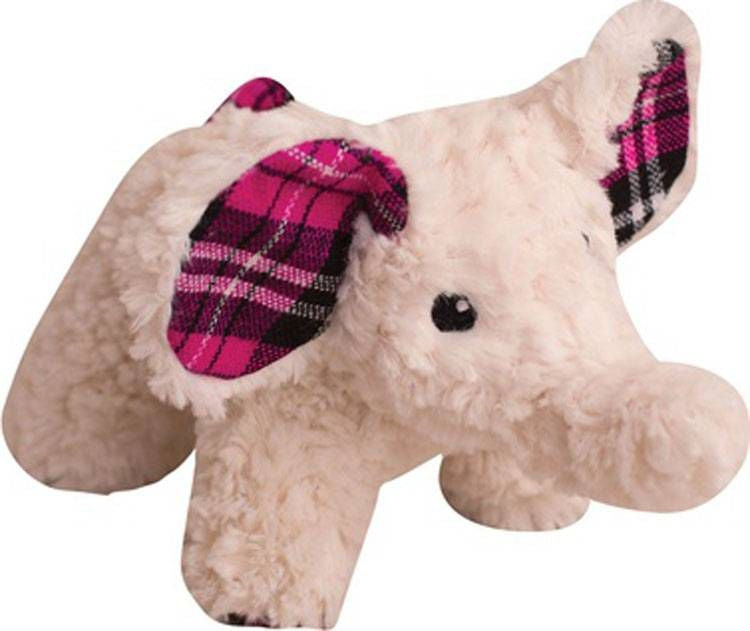 Snugz Ella The Elephant 11in White/Plaid