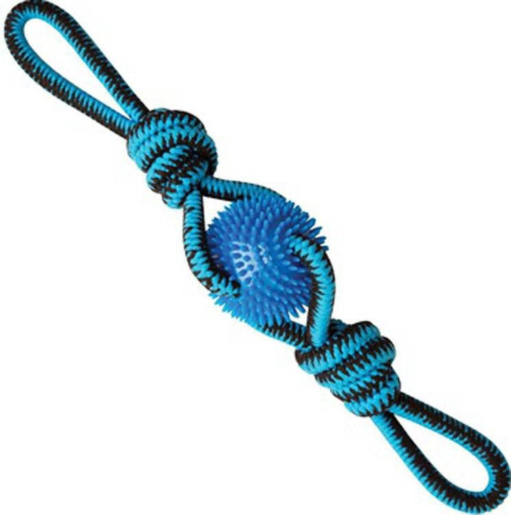 Snugz Spikey Beast Rope Tug 24in Grn