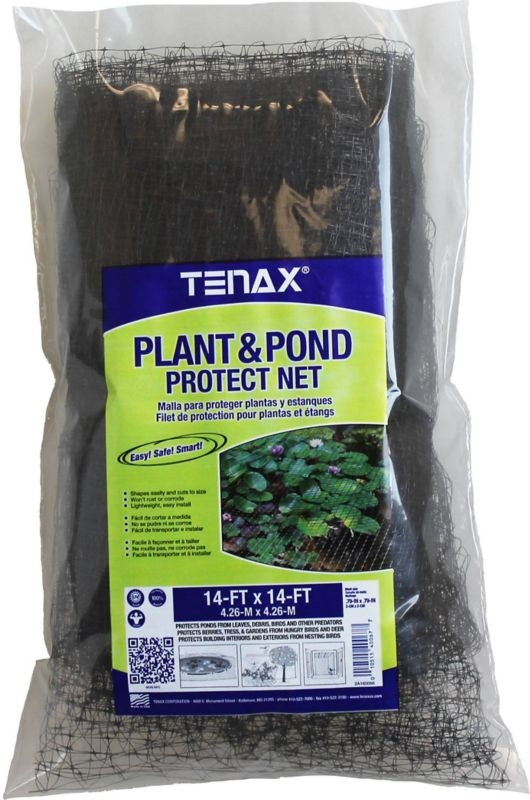 Plant and Pond Protect Net 14x14 ft Black
