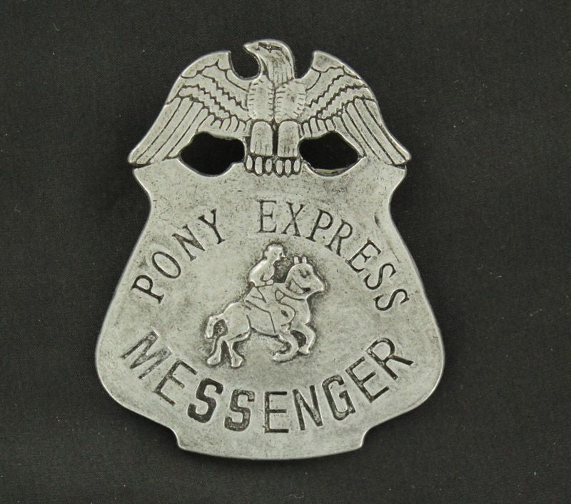 Pony Express Toy Badge