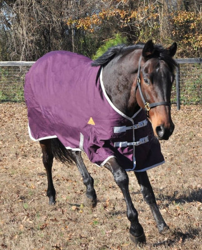 1200D Waterproof Turnout Sheets 48in Navy/Silver