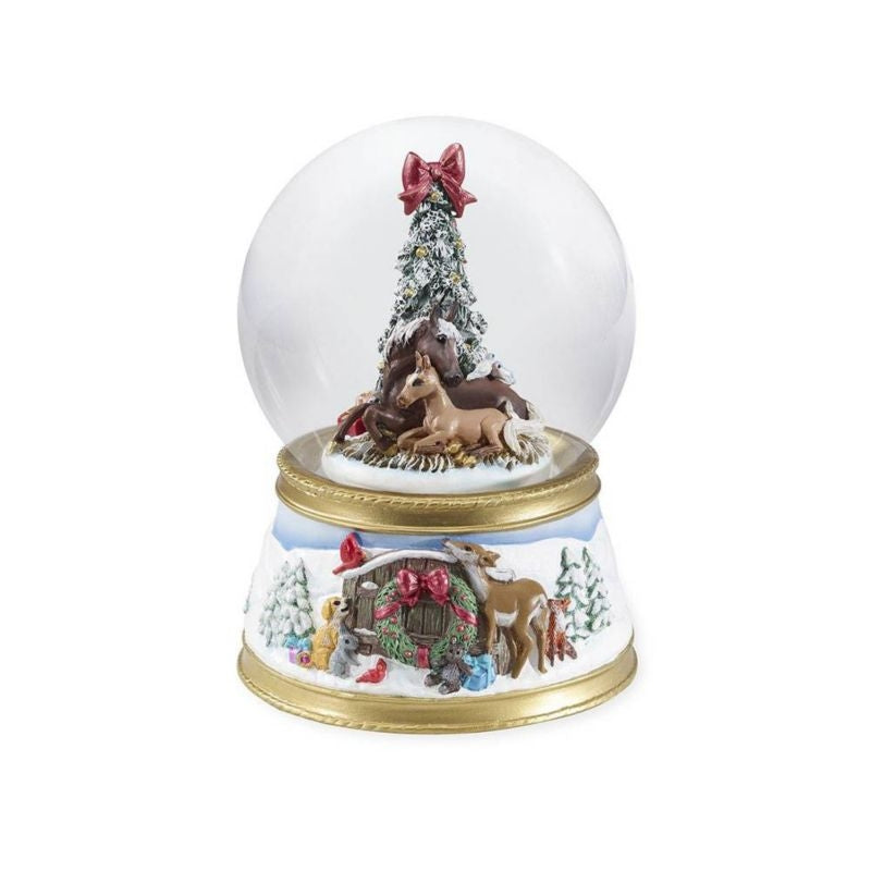 Breyer The Gift of Love Musical Snow Globe