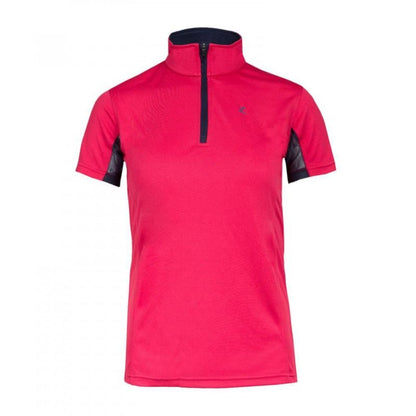 Horze Kids Uv Polo Shirt X-Small Pink/Purple