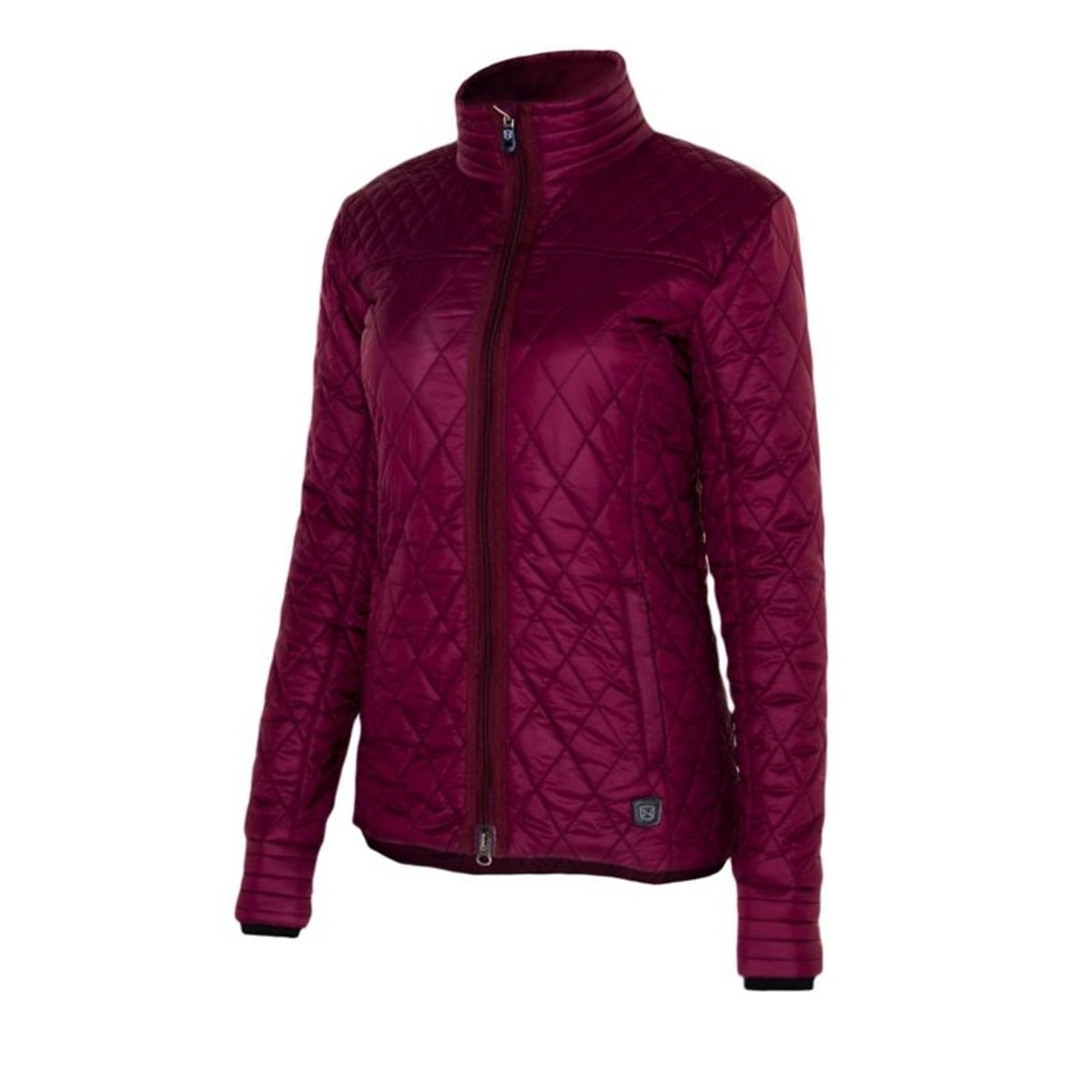 Noble Ladies Warmup Quilted Jacket XS Fig