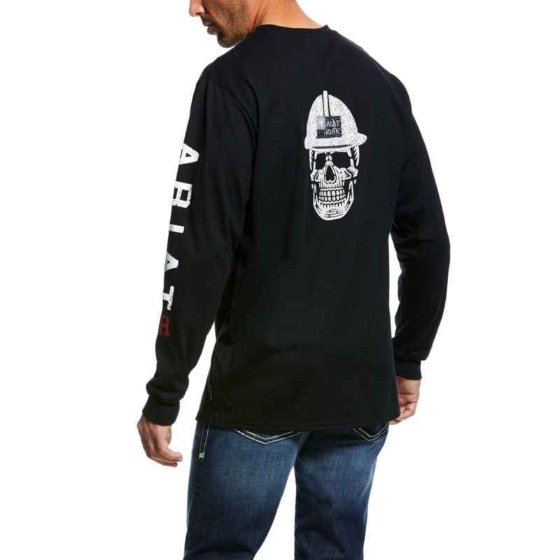 Ariat Mens Flame Resistant Roughneck Skull Logo Lo