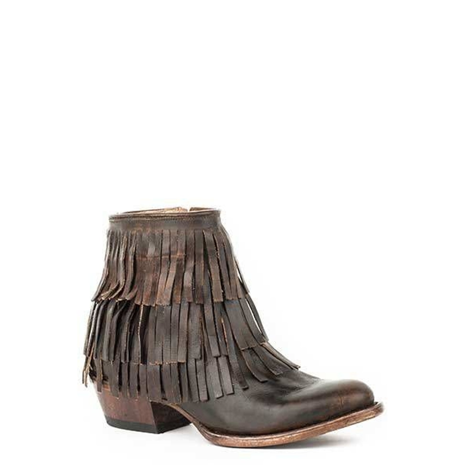 Stetson Ladies Maggie Shorty Boots 10 Brown