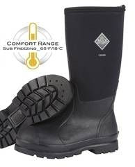 Muck Boot Chore Hi Boot M5/W6 Black
