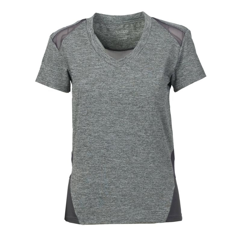 Ovation Ladies Encke Sports Top Large Grey