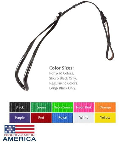 Feather-Weight Harness Crupper Long Black