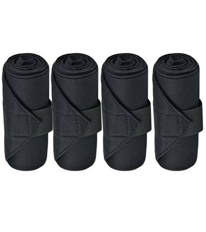 Jacks Standing Wraps - Set of 4 5.5" x 16' Black