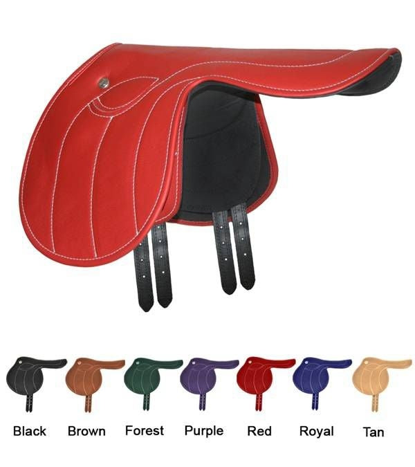 Jacks Leather Exercise Saddle One Size Black
