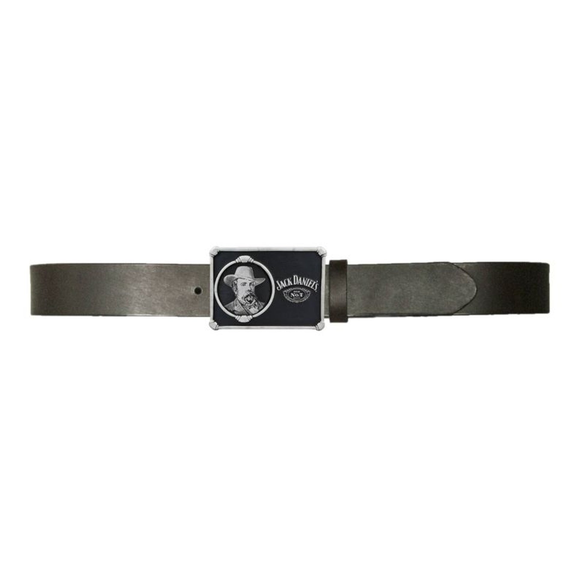 Jack Daniel's Made in USA Cameo Belt Buckle 4x3 Ni
