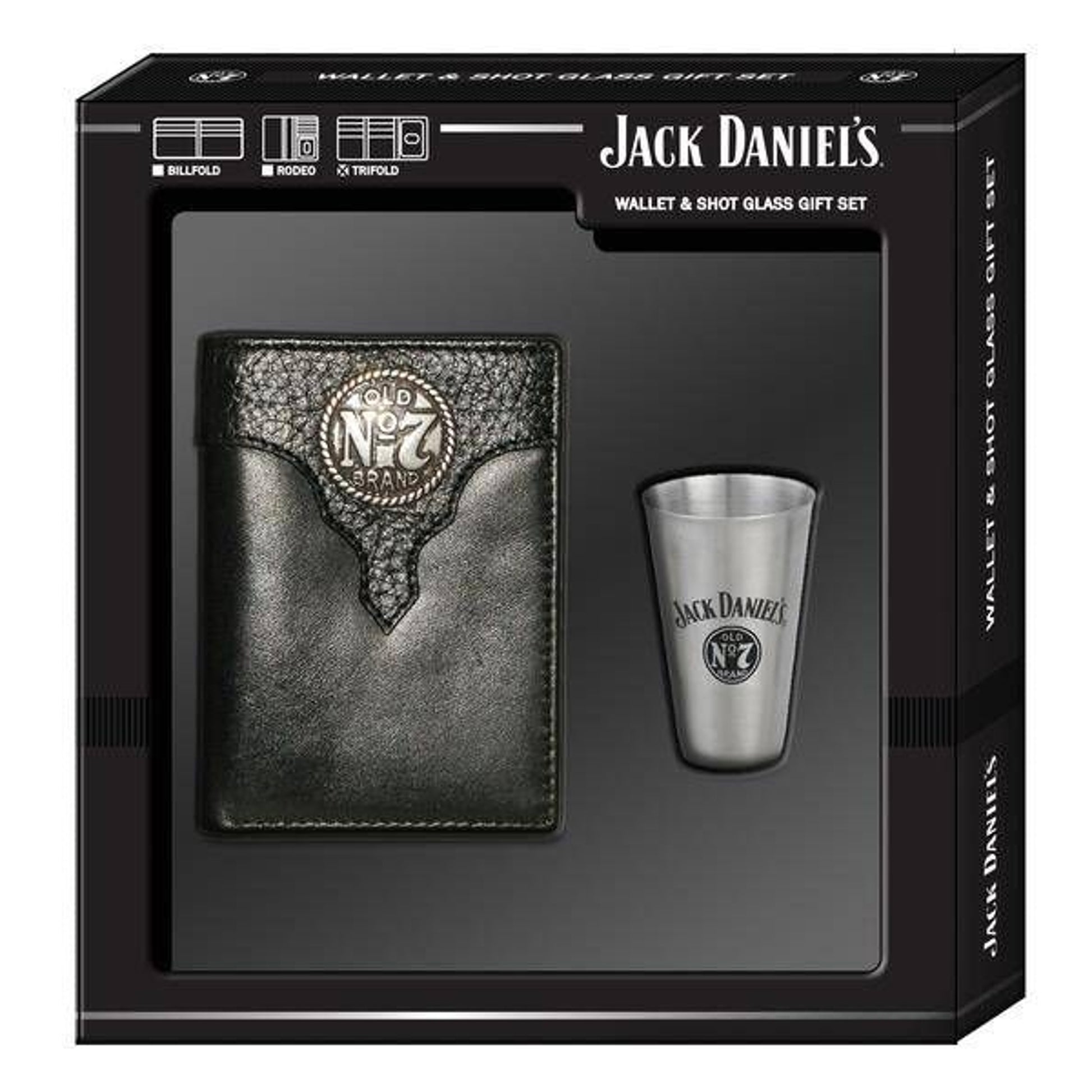 Jack Daniel's Wallet & Shot Glass Gift Set Assortm