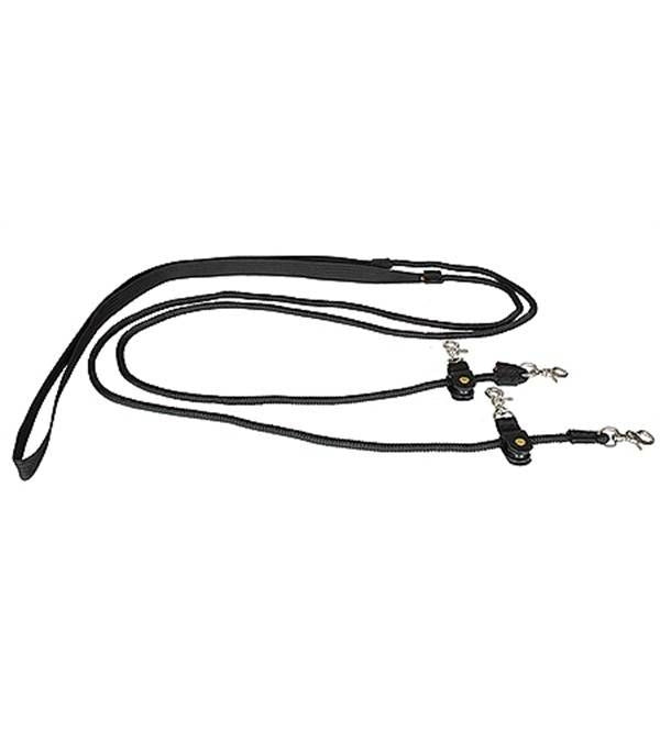 Jacks Nylon Draw Reins 8' Black
