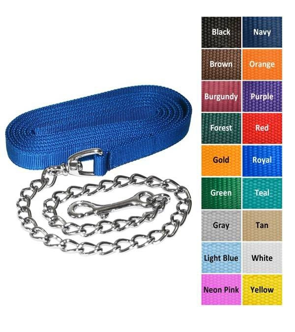 Jacks Lead Shank 20In Chrome Plated Chain 6Ft