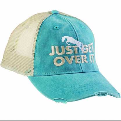 Just Get Over It Mesh Back Cap Navy/Tan